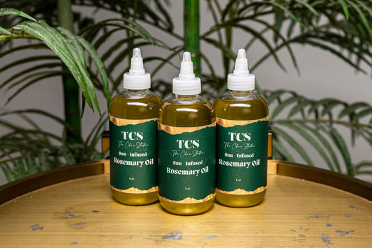 RoseMaryOil (Grapeseed Oil, Castor Oil) 8 oz - The Chic Studio