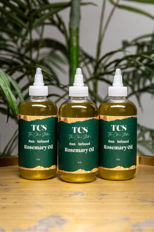 Sun-Infused Rosemary Oil - The Chic Studio