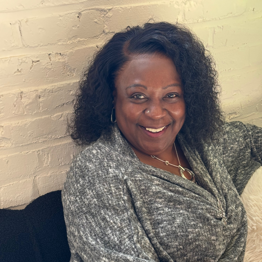 Veteran Wearing Curly Cranial Prosthesis: The Chic Studio