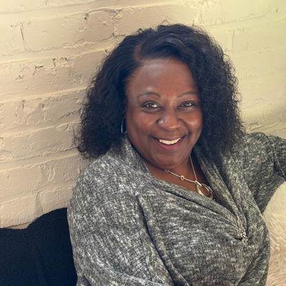 Veteran Wearing Curly Cranial Prosthesis: The Chic Studio